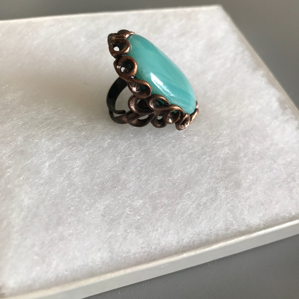 Turquoise Statement Ring - Picture 4 of 6